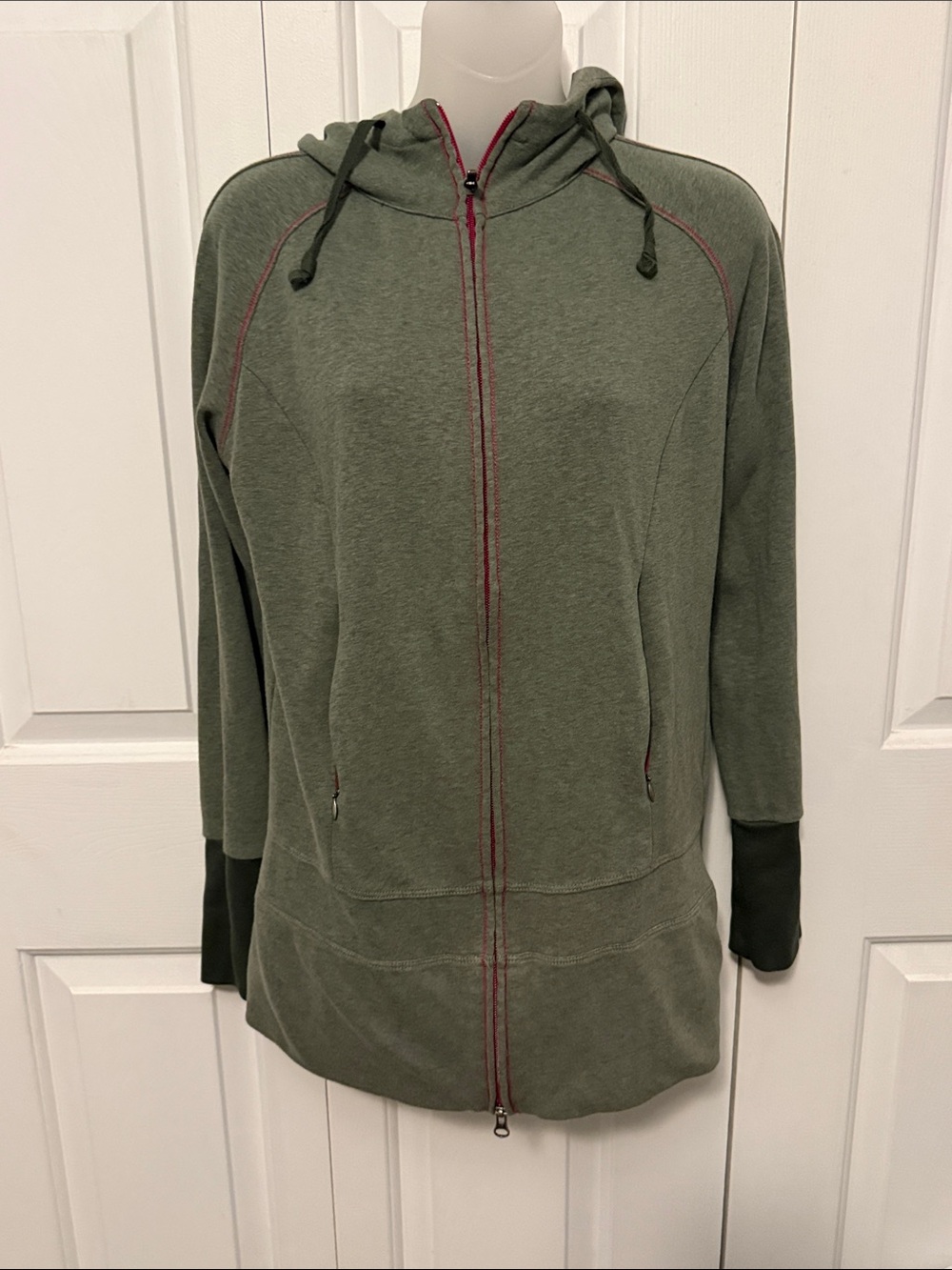 Columbia Omniwick Sz M gray Hooded Full-Zip Jacket b718